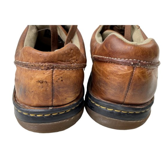 Dr. Martens Men's Brown Leather Casual Oxfords Size 10 (8B81) - Picture 3 of 7